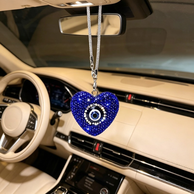 Car Accessories Evil Eye - تعليقة سيارة إبداعية على شكل قلب
