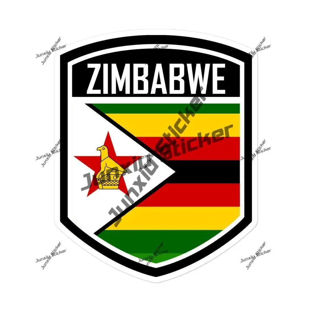 Car Accessories Zimbabwe - زيمبابوي ملصق زيمبابوي العلم شعار ملصقات