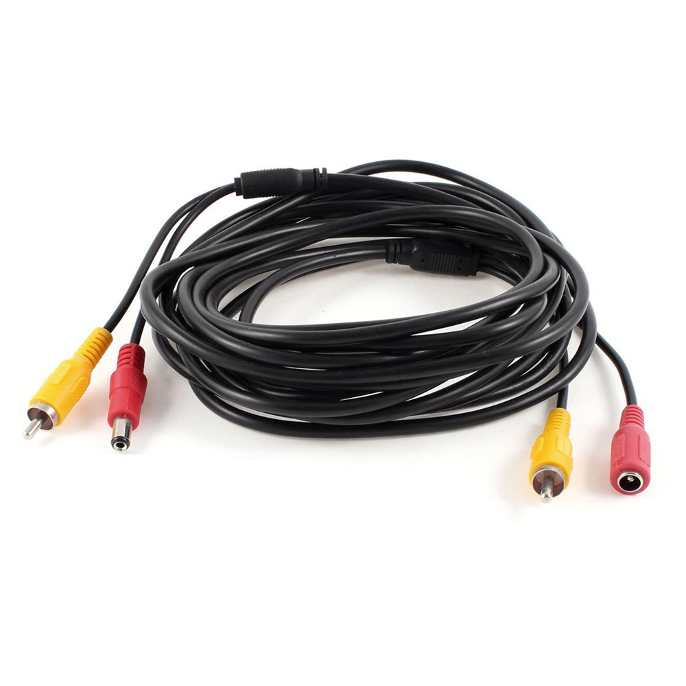 Car Accessories Online - 5 متر/10 متر/20 متر RCA فيديو