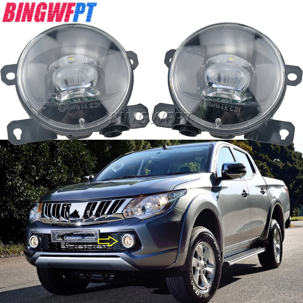 Car Accessories Uae - مجموعة مصابيح الضباب LED للسيارة ،