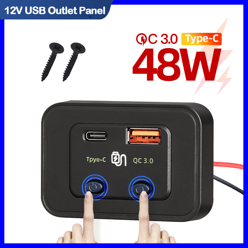 Car Accessories Thailand - منفذ USB بقوة 48 واط و12