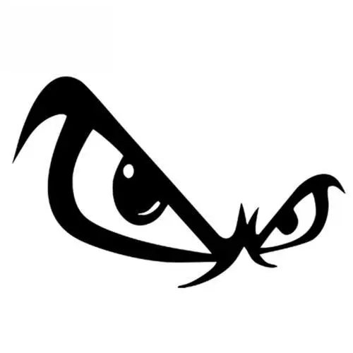 Car Accessories Evil Eye - ملصق سيارة szwle-No Fear ، ملصق