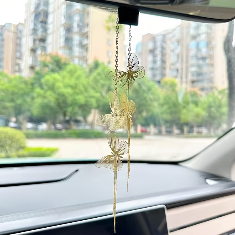 Car Accessories Evil Eye - قلادة مرآة السيارة الخلفية، زينة عصرية