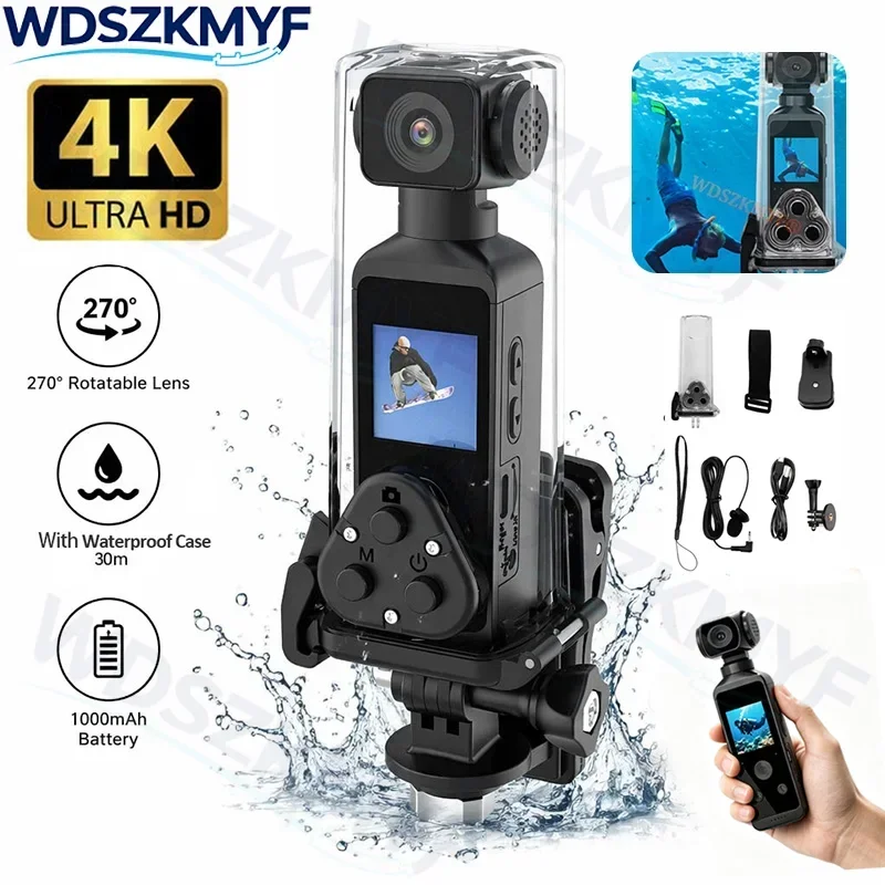 Car Accessories Online - كاميرا أكشن محمولة بدقة 4K طراز