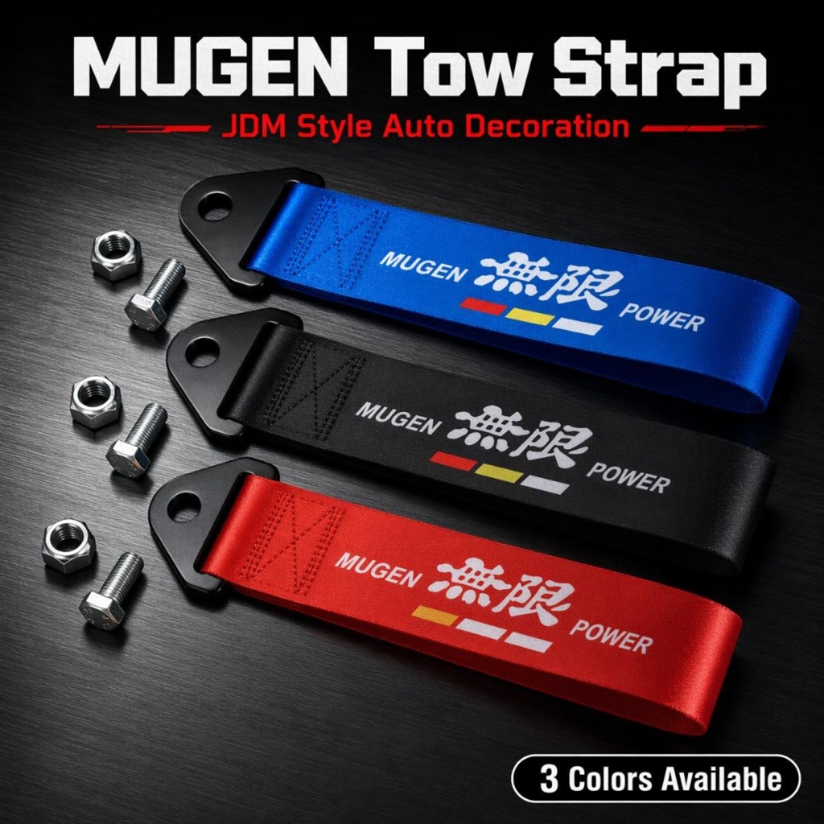 Car Accessories Jdm - حبل سحب سيارات السباق JDM، حزام