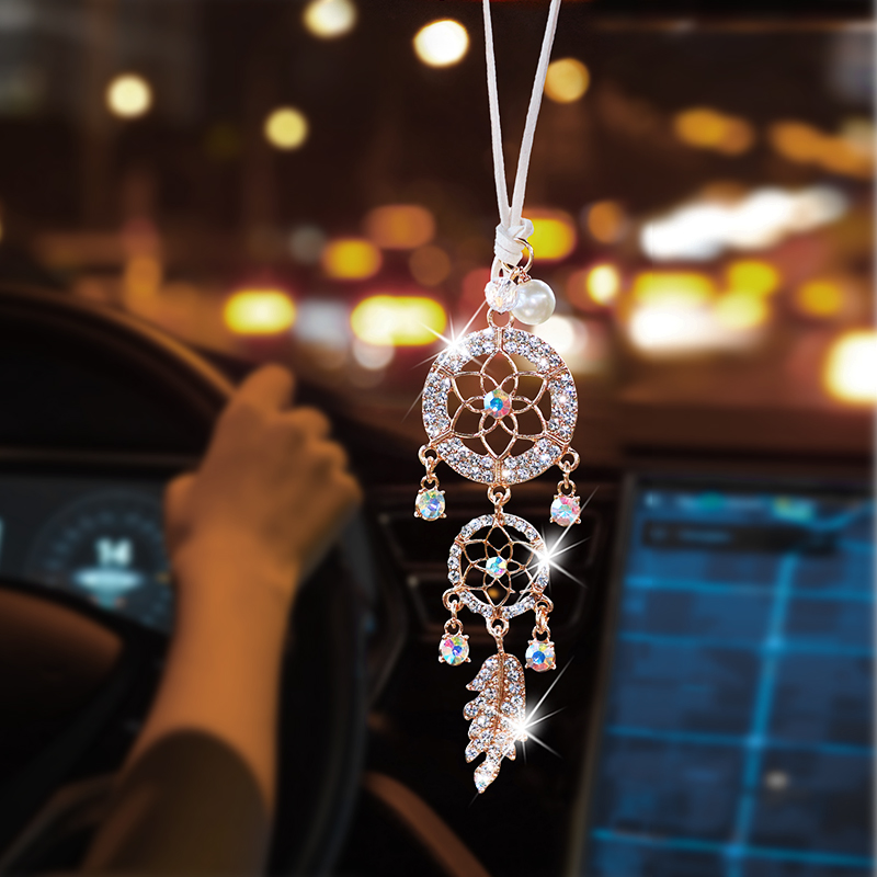 Car Accessories Evil Eye - قلادة سيارة على شكل صائد أحلام
