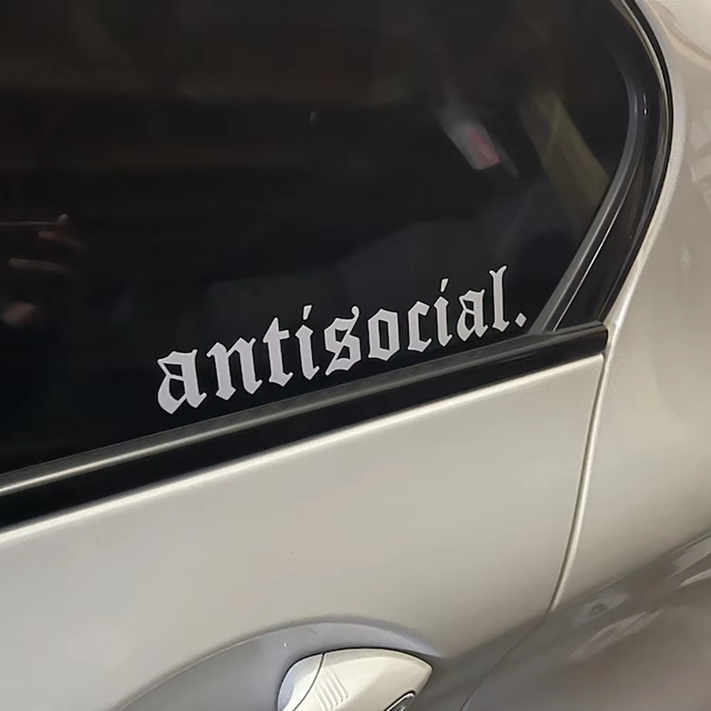Car Accessories Banner - ملصق سيارة فينيل 1 قطعة بتصميم