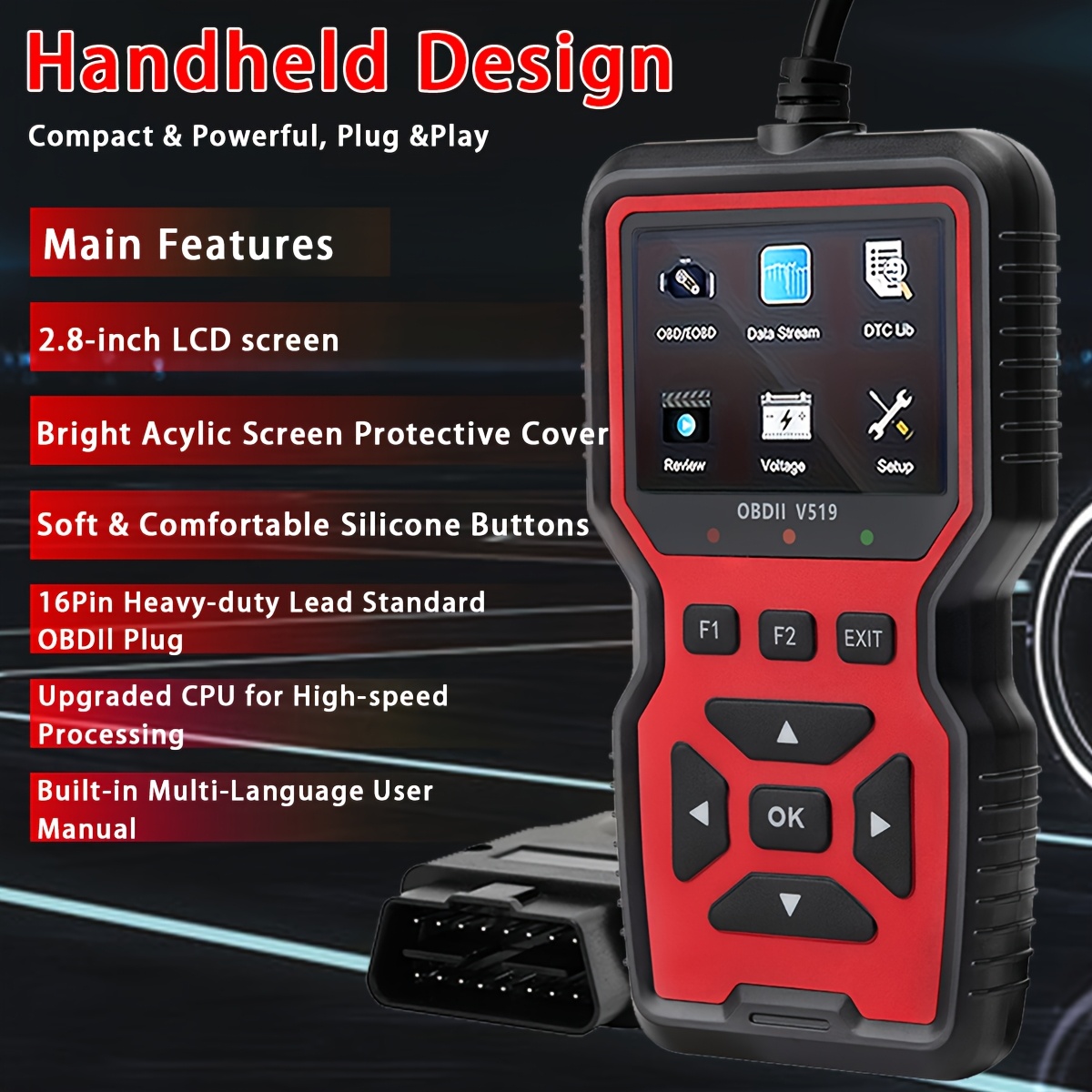 ماسح ضوئي OBD2 للسيارة، أداة ت - مراجعة Obd2 Scanner وسعره