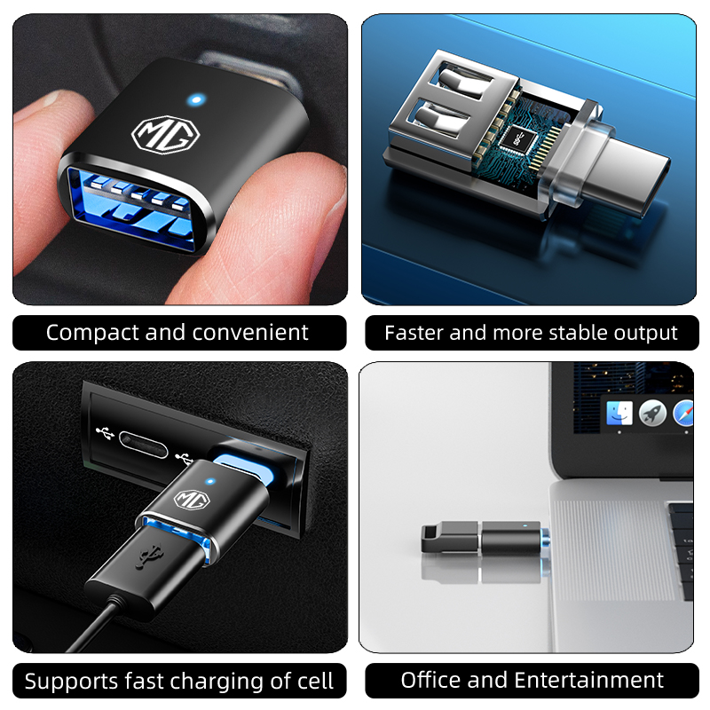 سيارة LED نوع C إلى USB 3.0 كا - مراجعة Car Accessories Website وسعره