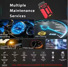 جهاز تشخيص الدراجات النارية JD - مراجعة Obd2 Scanner وسعره
