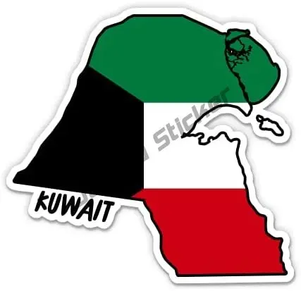 خريطة الكويت مع العلم ملصق فين - مراجعة Car Accessories Kuwait وسعره