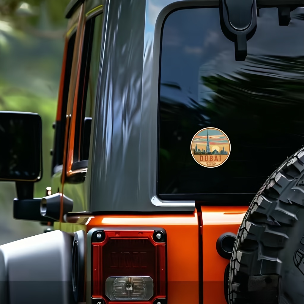 ملصق سيارة فينيل تذكاري من دبي - مراجعة Car Accessories Uae وسعره