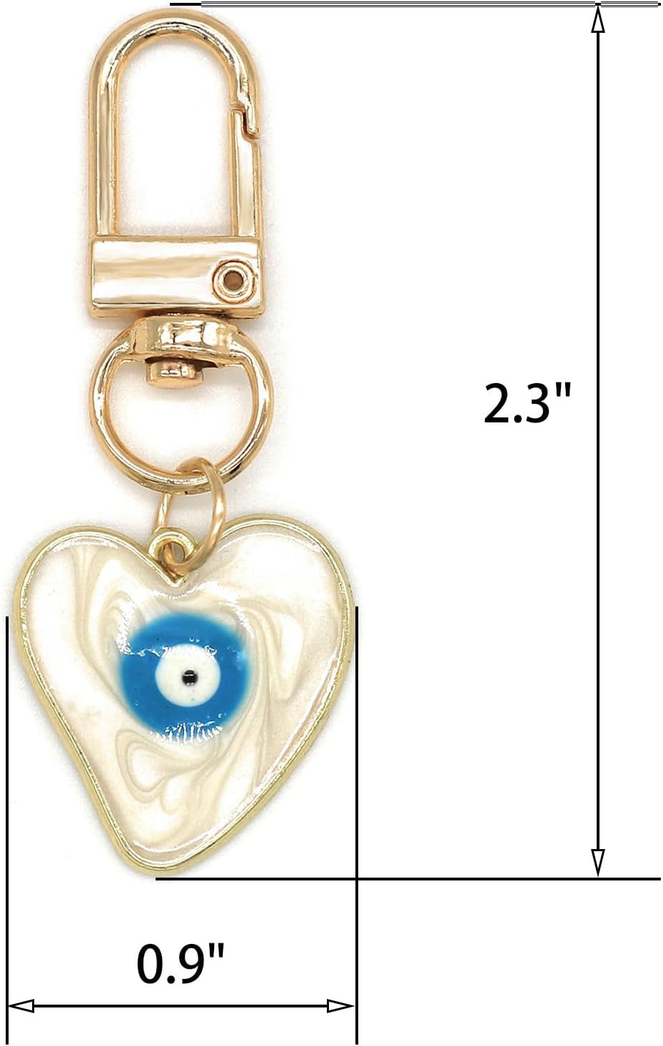 سلاسل مفاتيح بتصميم العين الشر - مراجعة Car Accessories Evil Eye وسعره