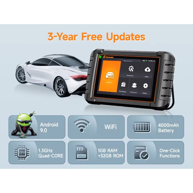 NT809BT جهاز تشخيص السيارات OE - مراجعة Obd2 Scanner وسعره