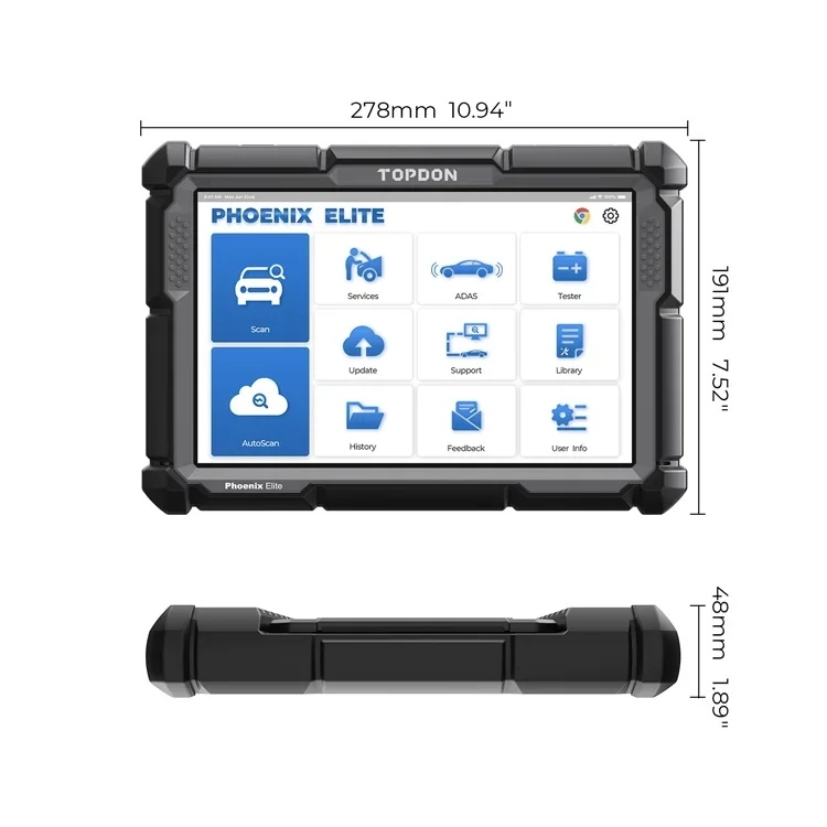 TOPDON PHOENIX ELITE ترقية سيا - مراجعة Obd2 Scanner وسعره