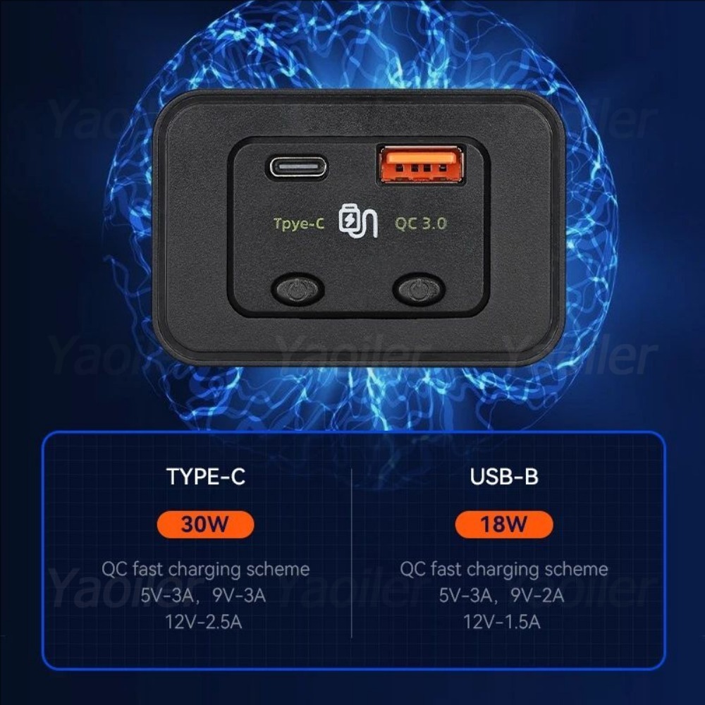 منفذ USB بقوة 48 واط و12 فولت  - مراجعة Car Accessories Thailand وسعره
