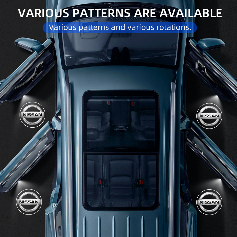ضوء ليزر ترحيبي لباب السيارة ي - مراجعة Car Accessories Nissan Xtrail وسعره