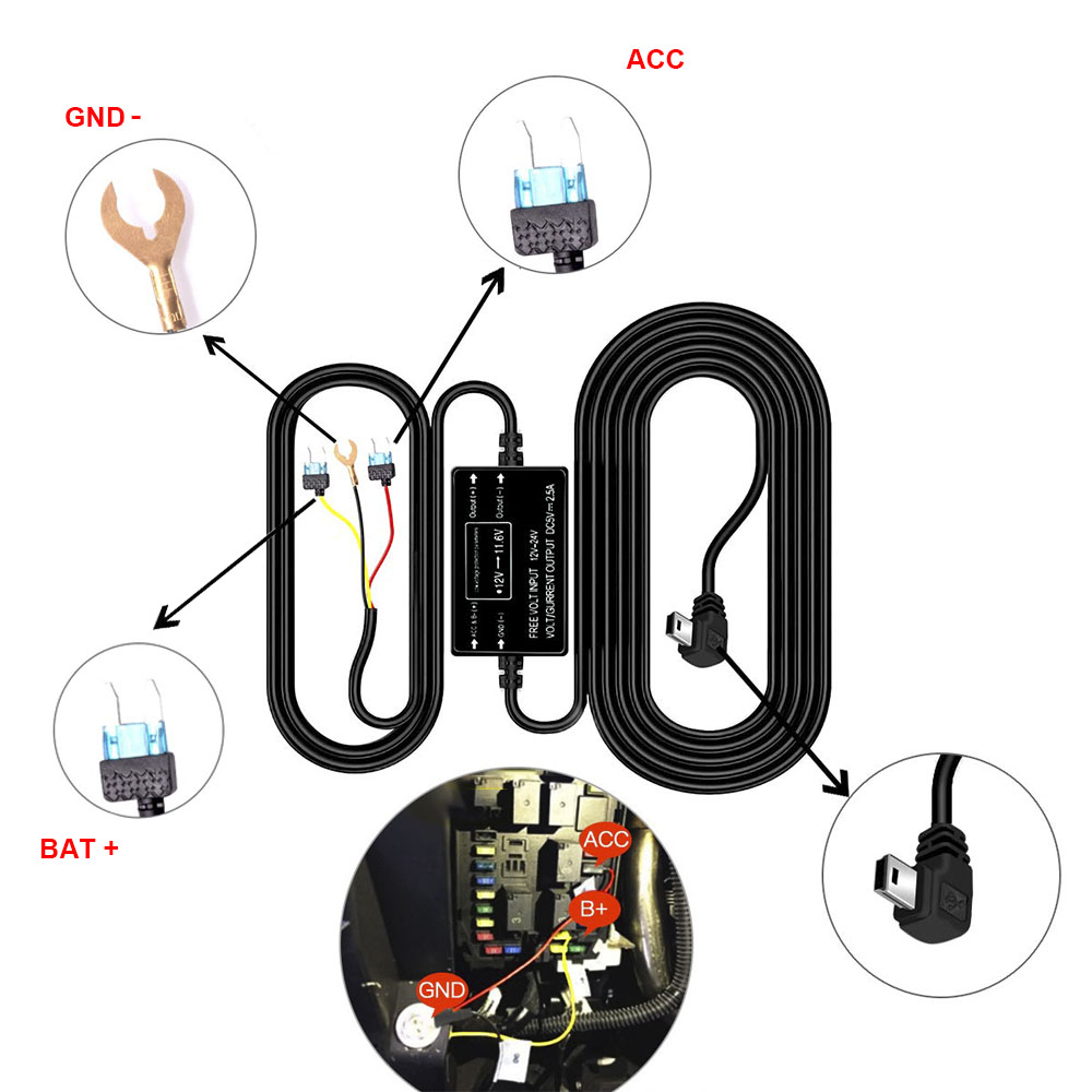 طقم توصيل كاميرا داش كام HGDO  - مراجعة Car Accessories Online وسعره