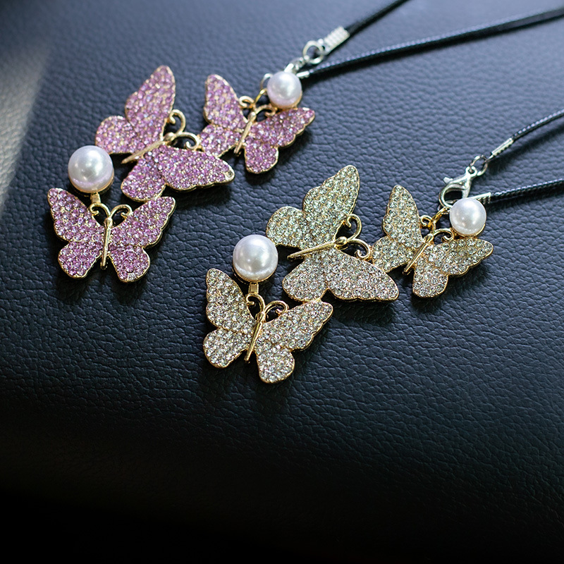 قلادة زينة على شكل فراشة للسيا - مراجعة Car Accessories Evil Eye وسعره