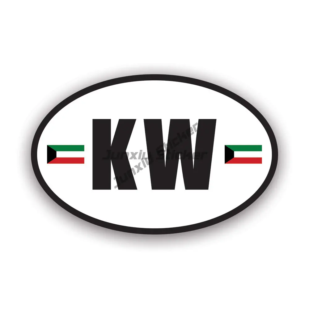 KW الكويت العلم شعار الإبداعية - مراجعة Car Accessories Kuwait وسعره