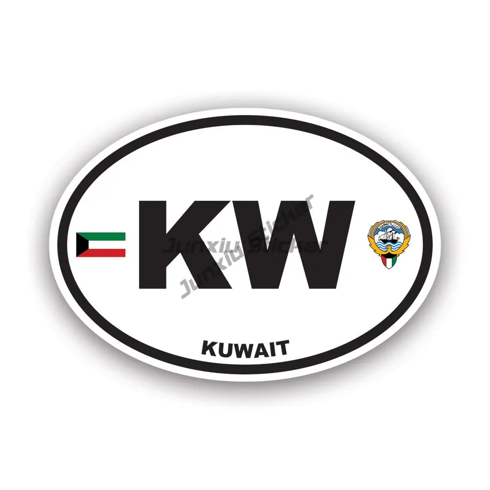 KW الكويت العلم شعار الإبداعية - مراجعة Car Accessories Kuwait وسعره