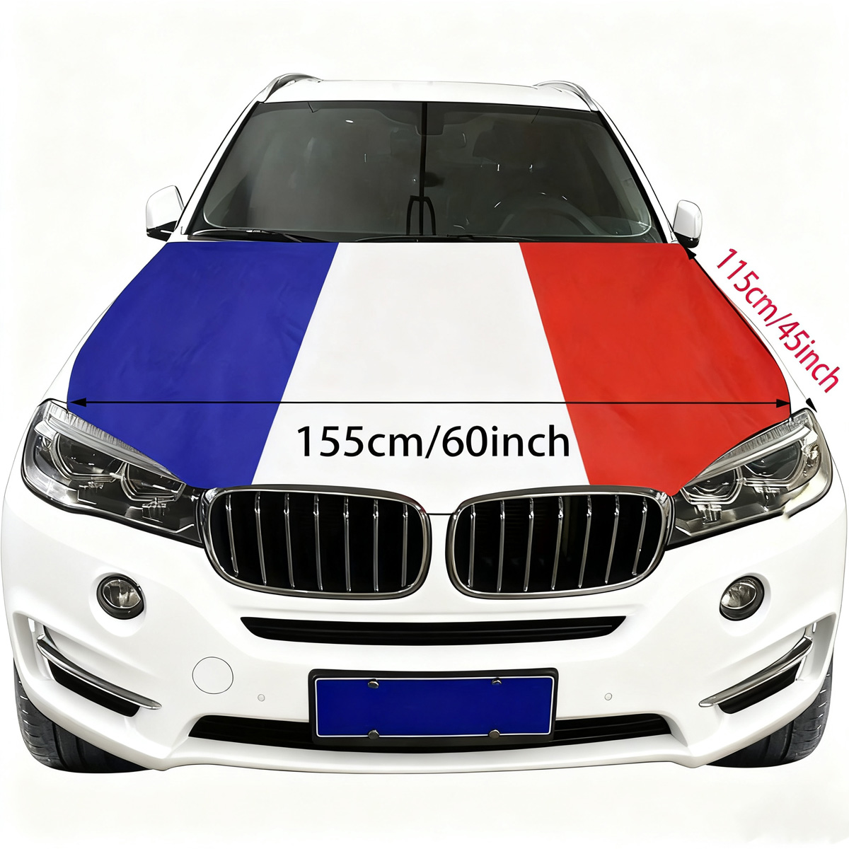 فرنسا هود غطاء العلم 155 سم ×  - مراجعة Car Accessories Banner وسعره