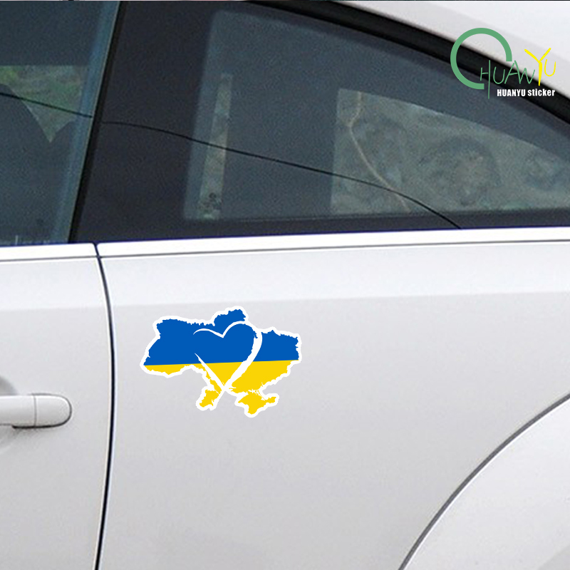 علامة سيارة ملصق أوكرانيا عباد - مراجعة Car Accessories Uk وسعره