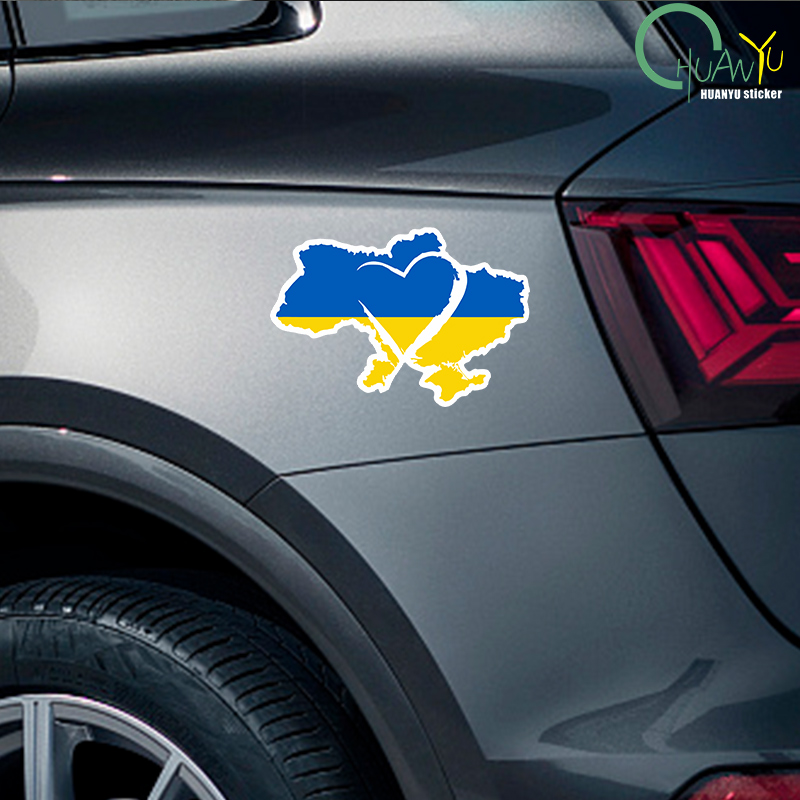 علامة سيارة ملصق أوكرانيا عباد - مراجعة Car Accessories Uk وسعره