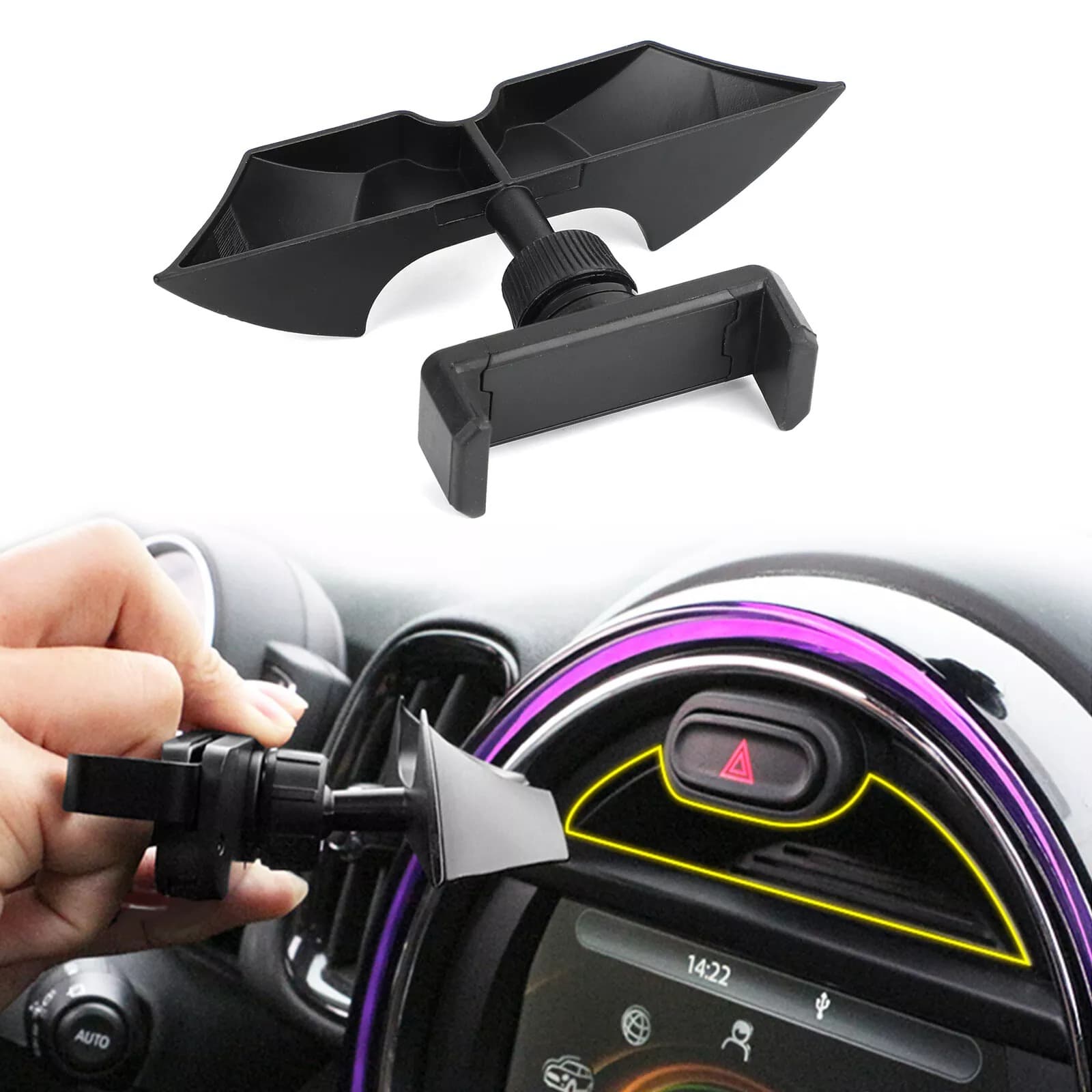 سيارة معدنية الجبهة جبل حامل ه - مراجعة Car Accessories Uk وسعره