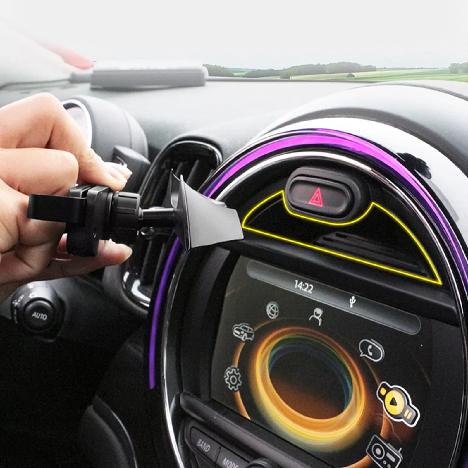 سيارة معدنية الجبهة جبل حامل ه - مراجعة Car Accessories Uk وسعره