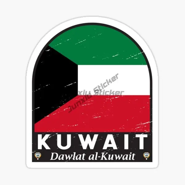 KWT الكويت العلم خريطة شعار مل - مراجعة Car Accessories Kuwait وسعره
