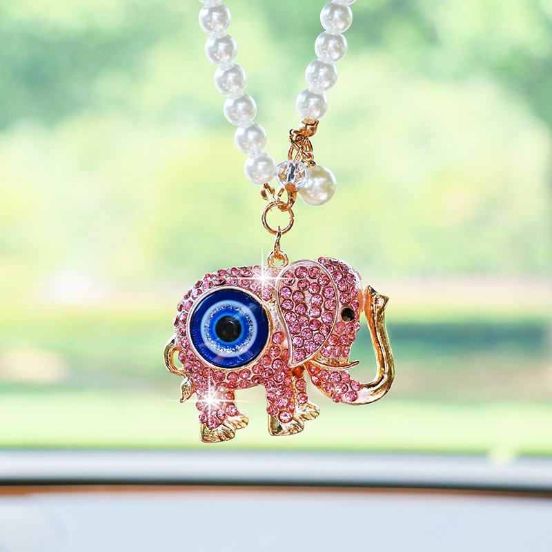 الإبداعية حجر الراين الفيل سيا - مراجعة Car Accessories Evil Eye وسعره