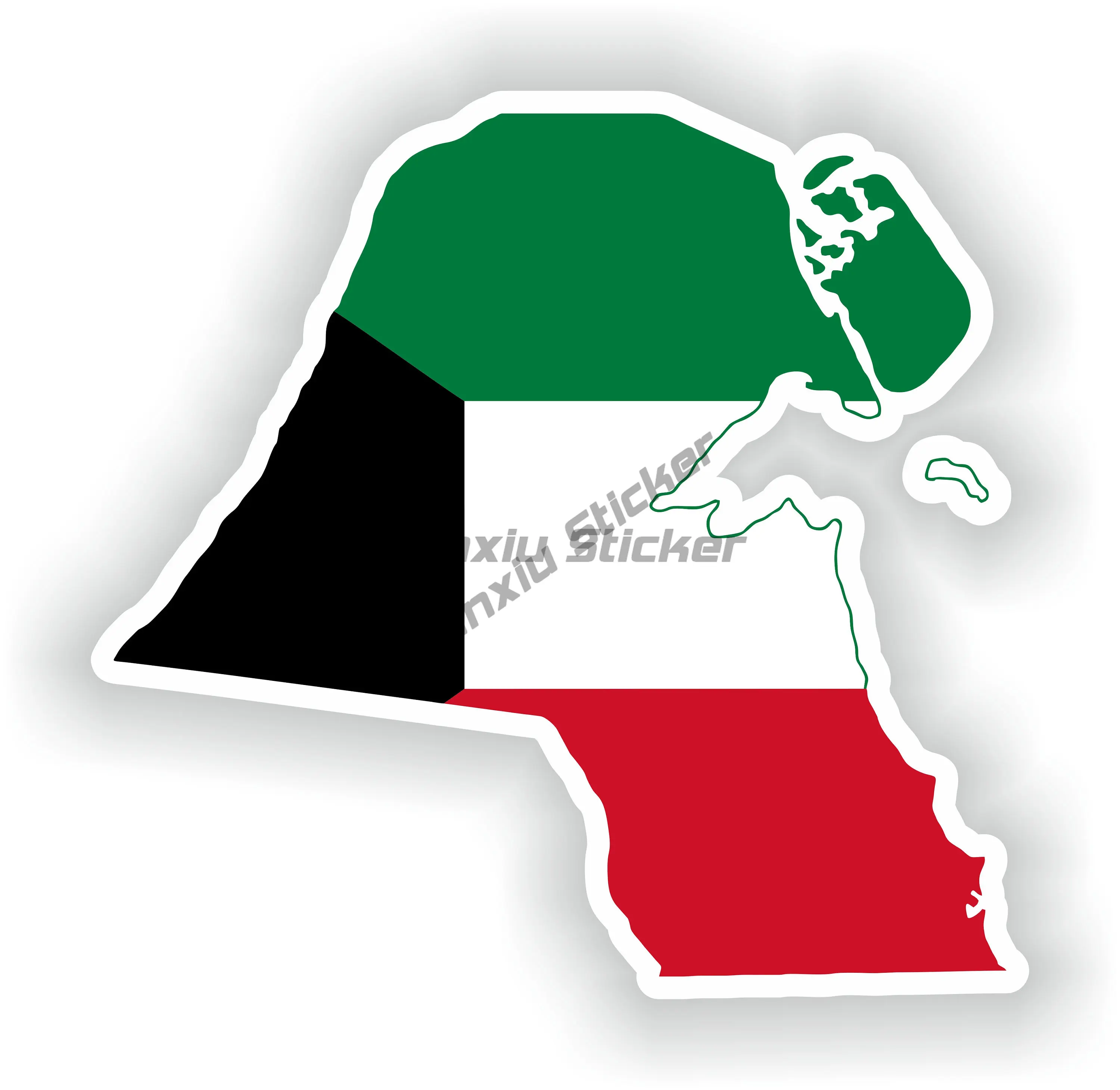 KWT خريطة علم الكويت شعار وطني - مراجعة Car Accessories Kuwait وسعره