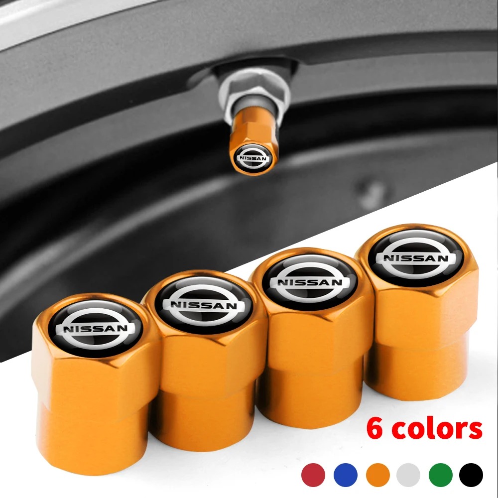 4 قطع من أغطية صمامات الإطارات - مراجعة Car Accessories Nissan Xtrail وسعره