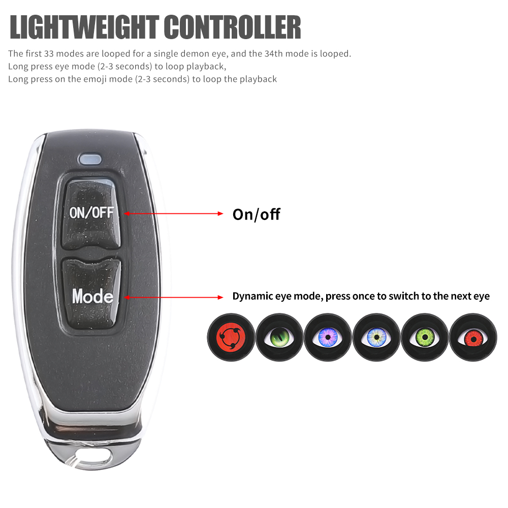 LED المصباح شيطان عيون ديناميك - مراجعة Car Accessories Evil Eye وسعره